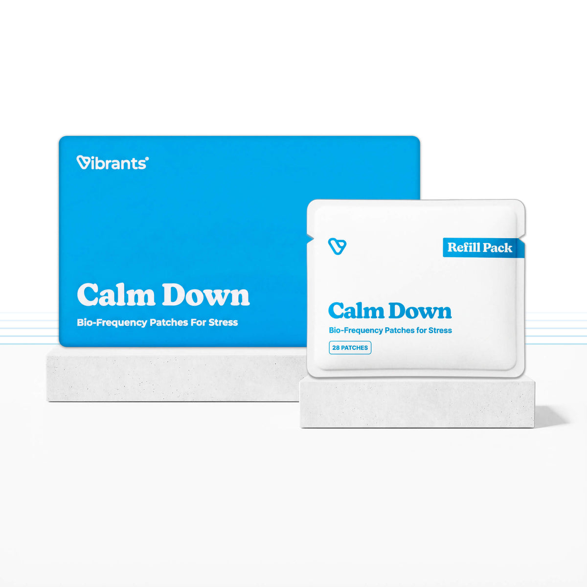 Calm Patch Calm Down Patches + 1 Refill | 2-Month Supply of Natural Stress Relief ...