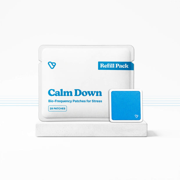 Calm Down Refills - 1-Month Supply of Natural Stress Relief Patches for ...
