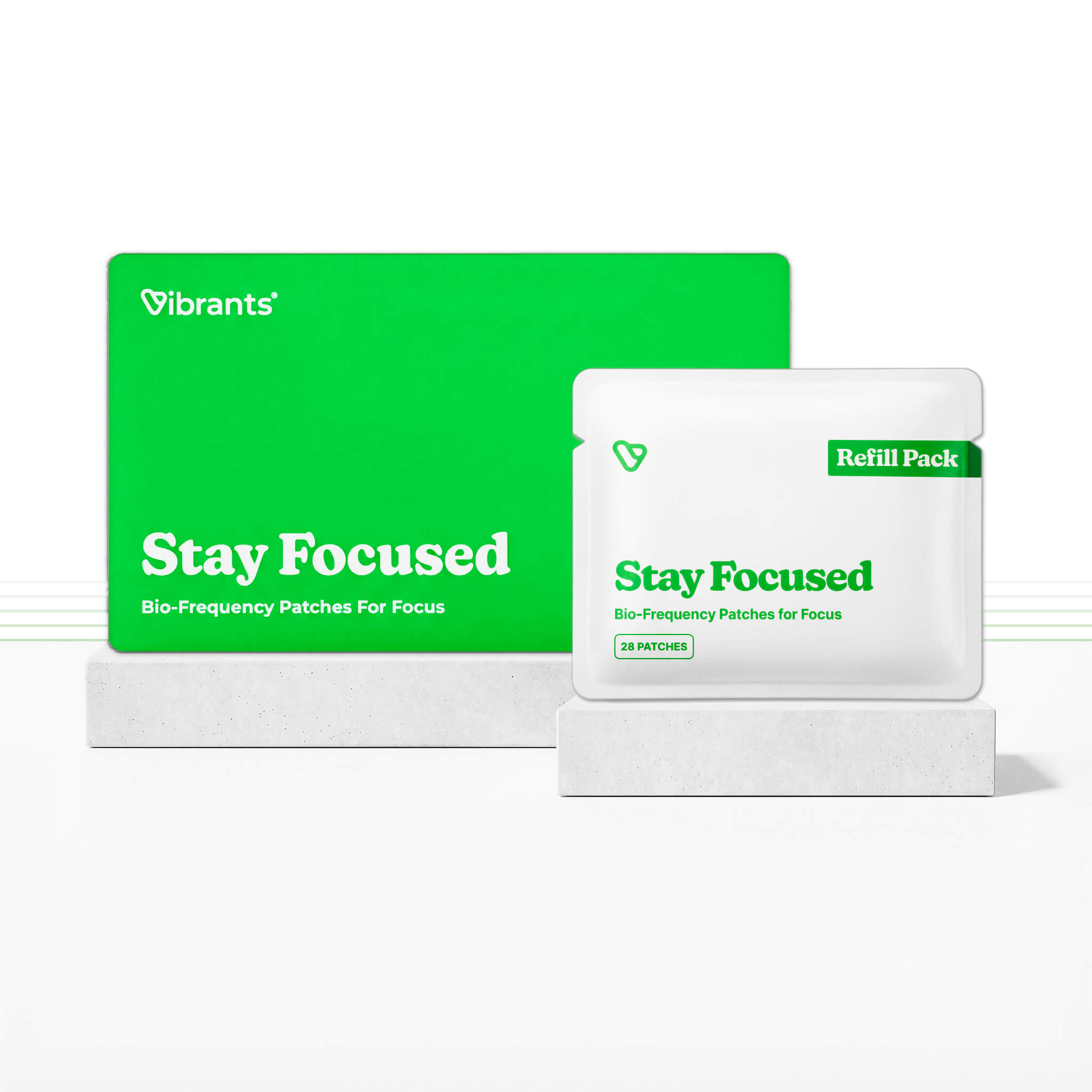 Stay Focused Patches + 1 Refill -| 2-Month Supply of Natural Focus